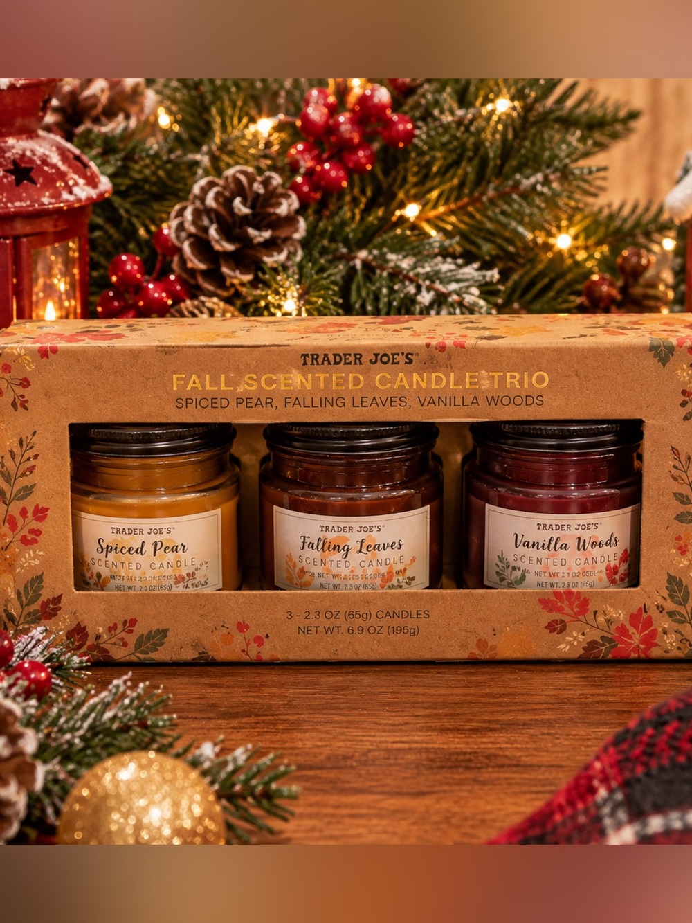 Trader Joe’s Fall Scented Candle Trio